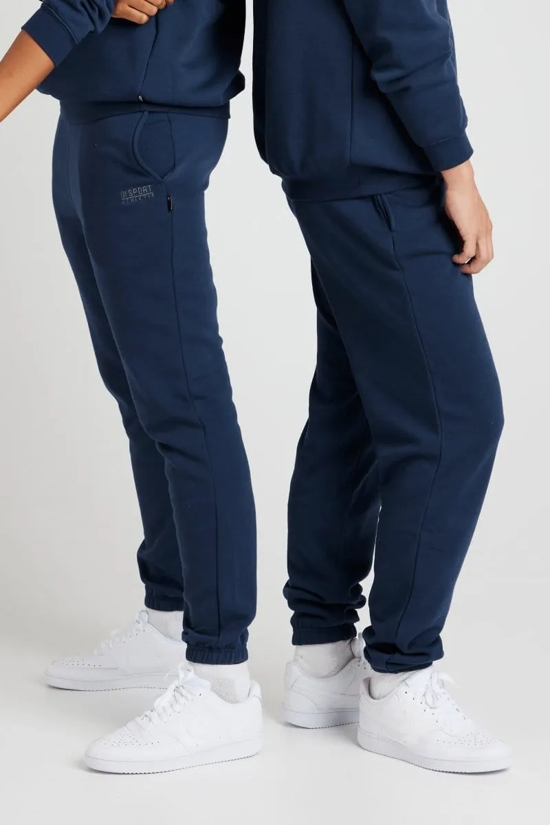 INSPORT UNISEX ALASKA NAVY ELASTIC LEG TRACKPANTS