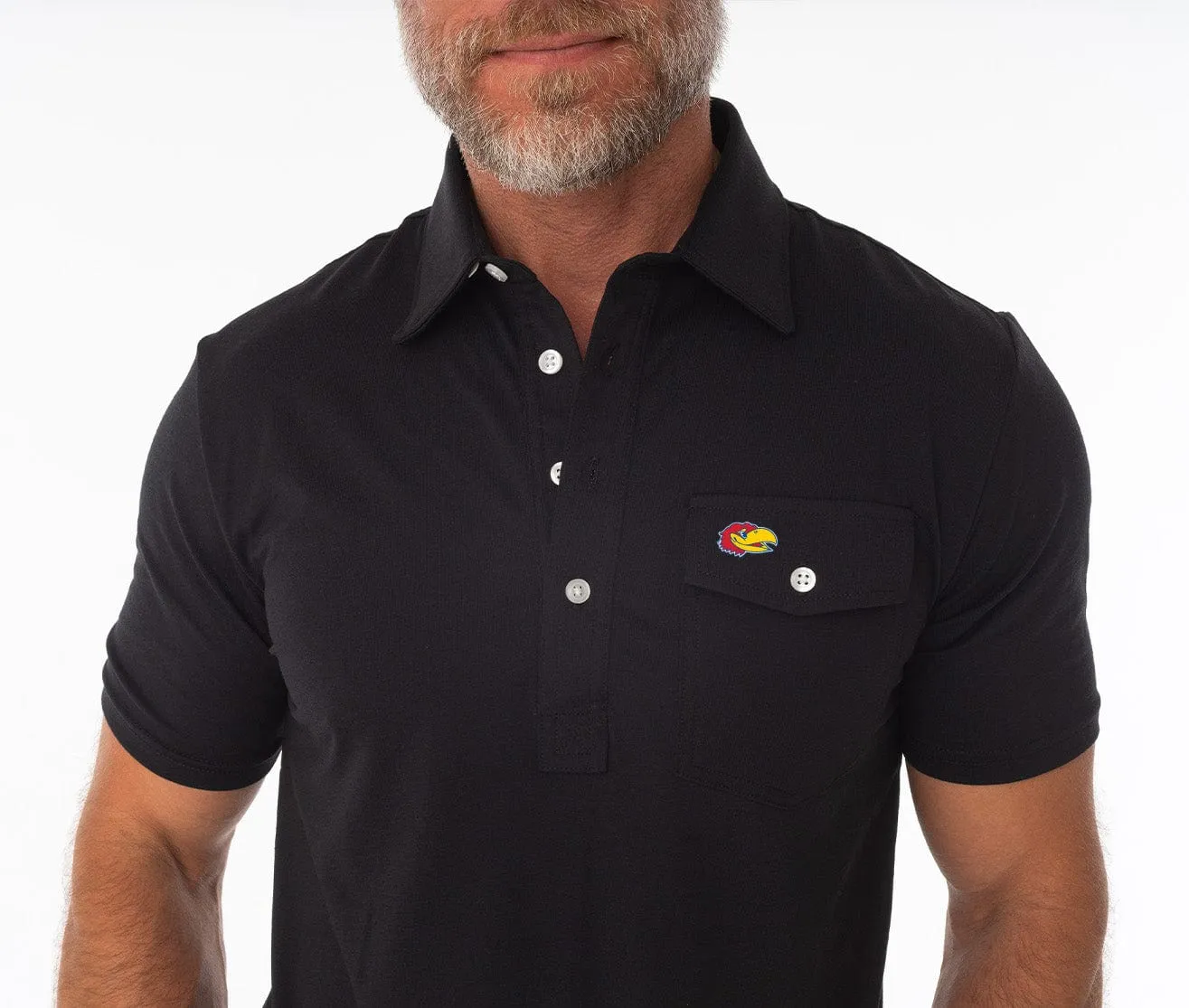 Kansas - Coach's Performance Players Shirt - Jay Head - Black