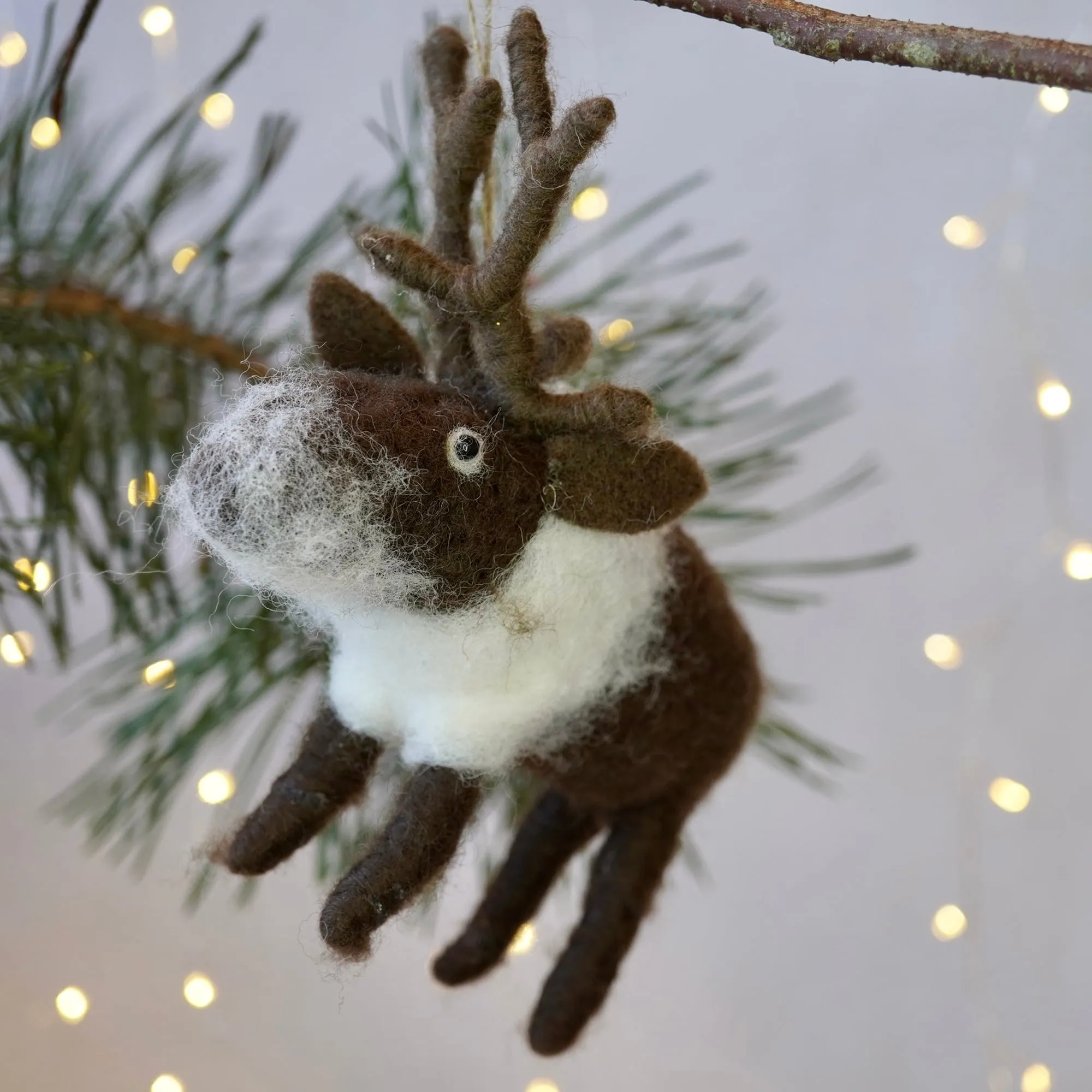 Needle-Felted Reindeer