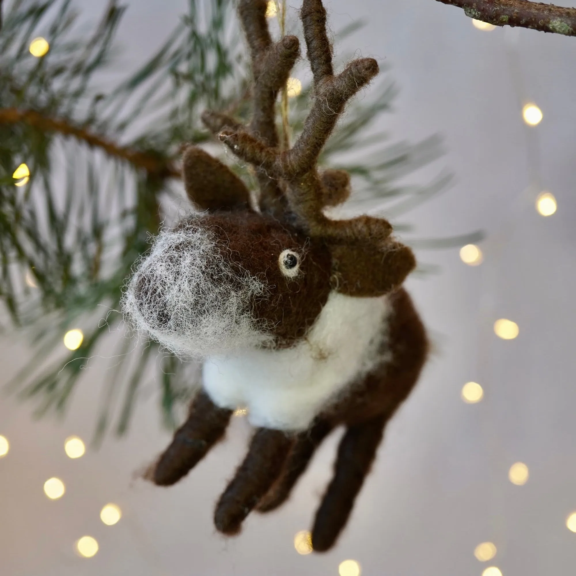 Needle-Felted Reindeer