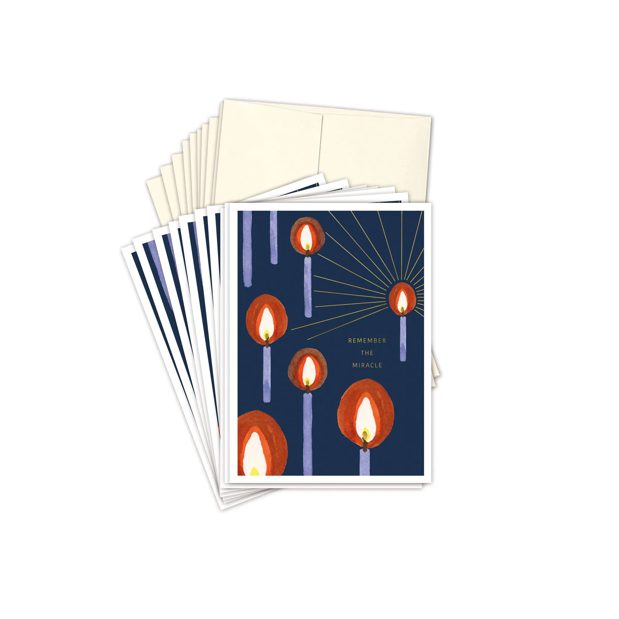 New! Remember The Miracle Boxed Hanukkah Cards