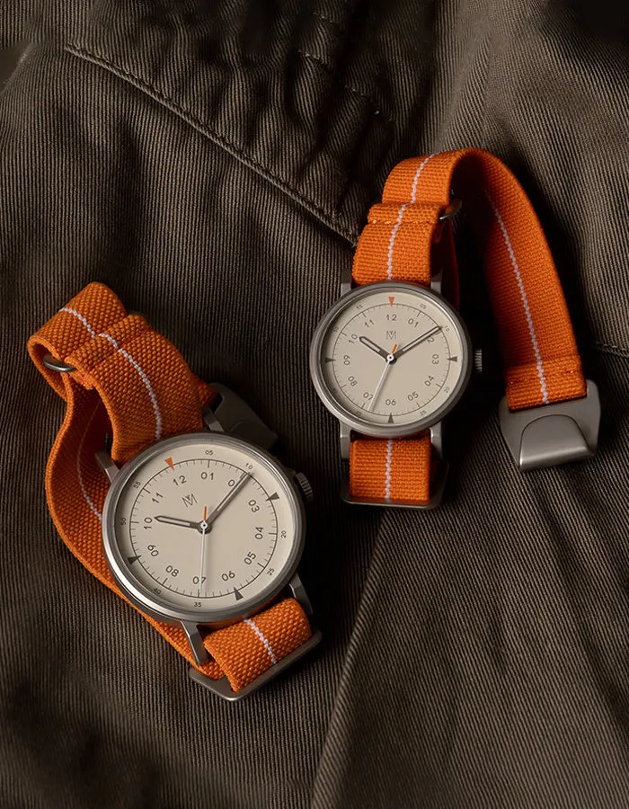 Orange Parachute Watch Strap