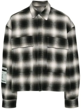 PLAID CHCKED FLAP POCKET SHIRT