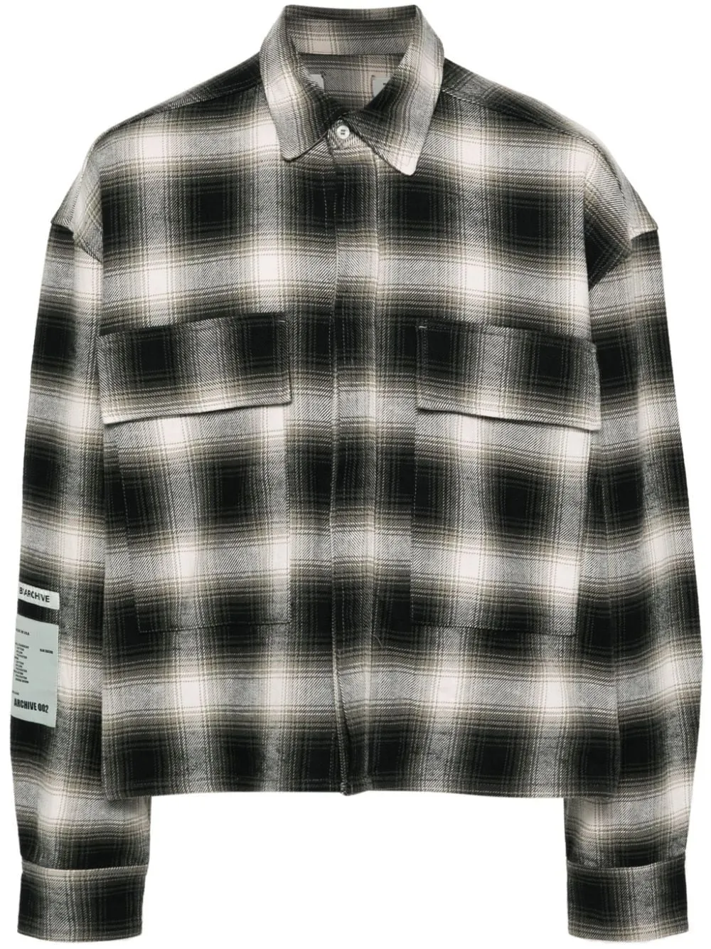 PLAID CHCKED FLAP POCKET SHIRT