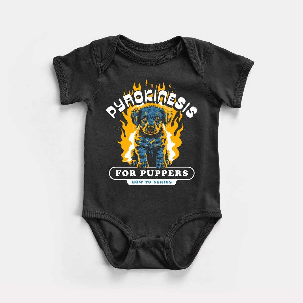 Pyrokinesis For Puppers Baby Bodysuit