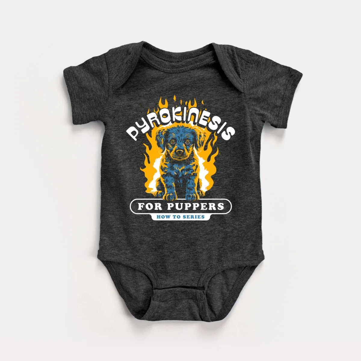 Pyrokinesis For Puppers Baby Bodysuit