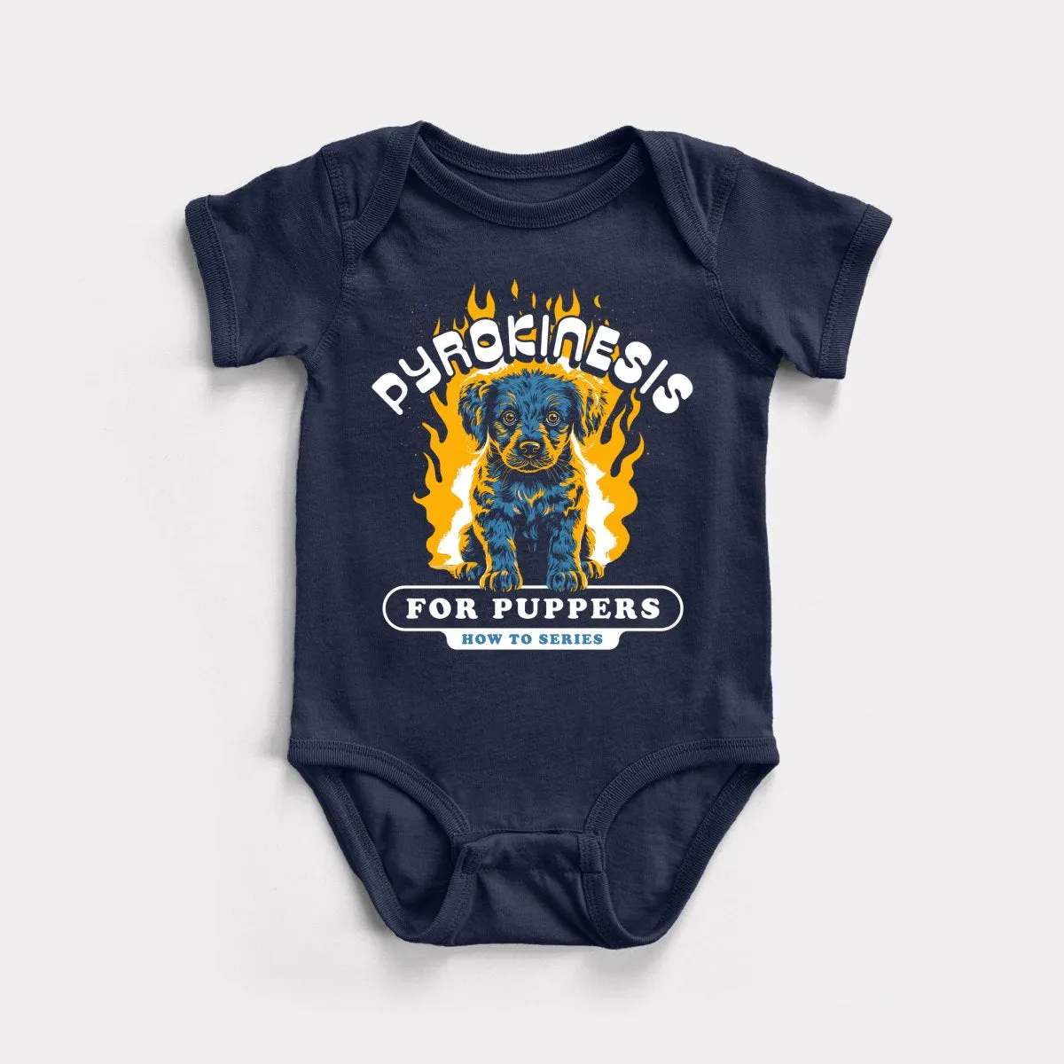 Pyrokinesis For Puppers Baby Bodysuit