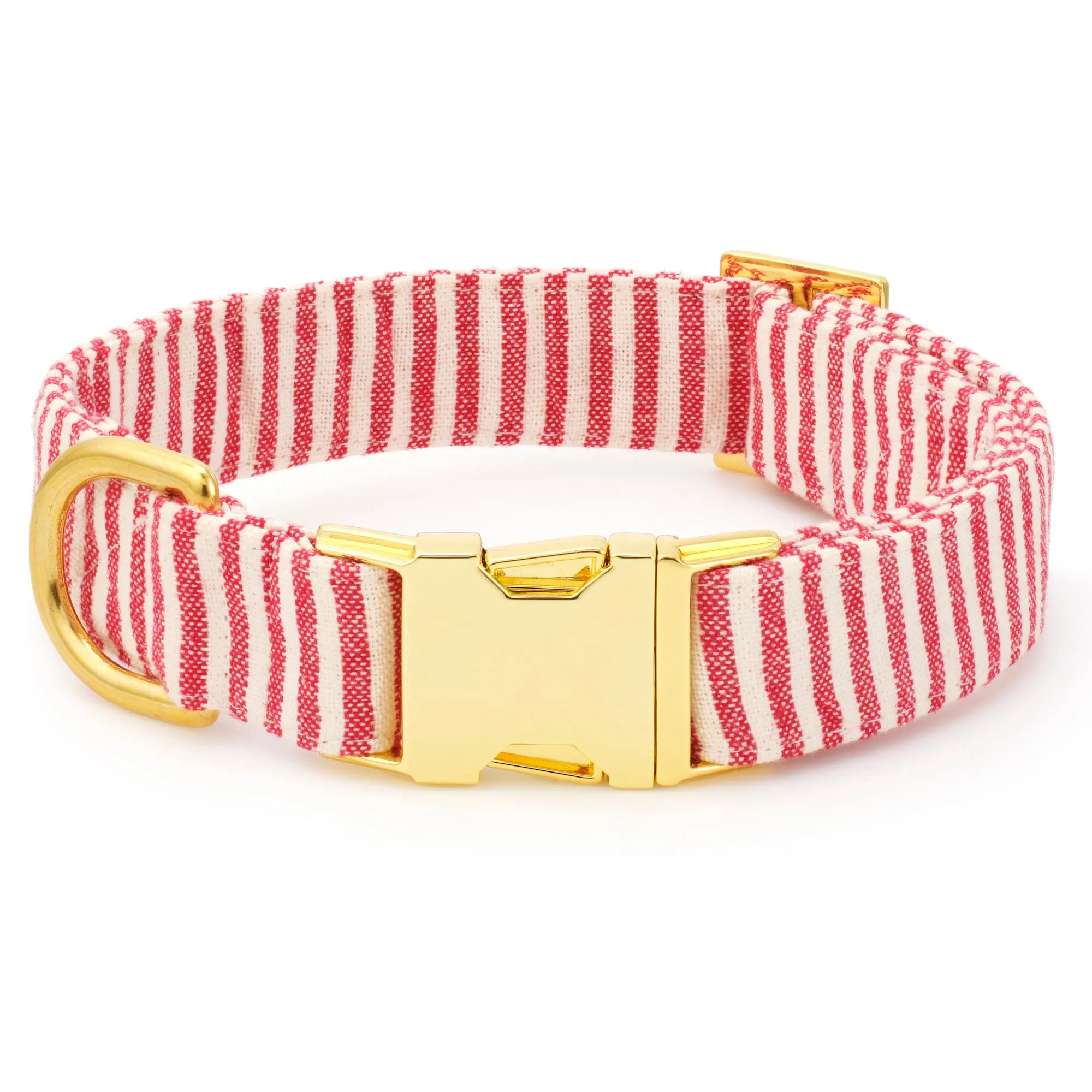 Red Stripe Collar Walk Set