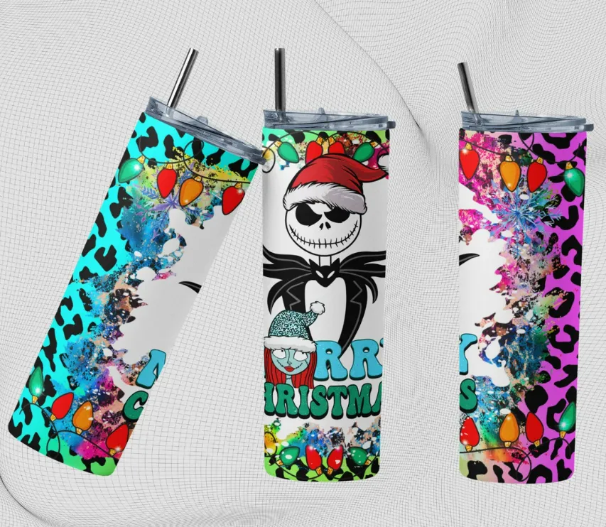 Spooky Christmas Tumblers