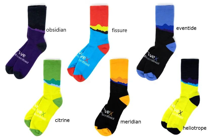 swrve x The Collaborationist merino socks