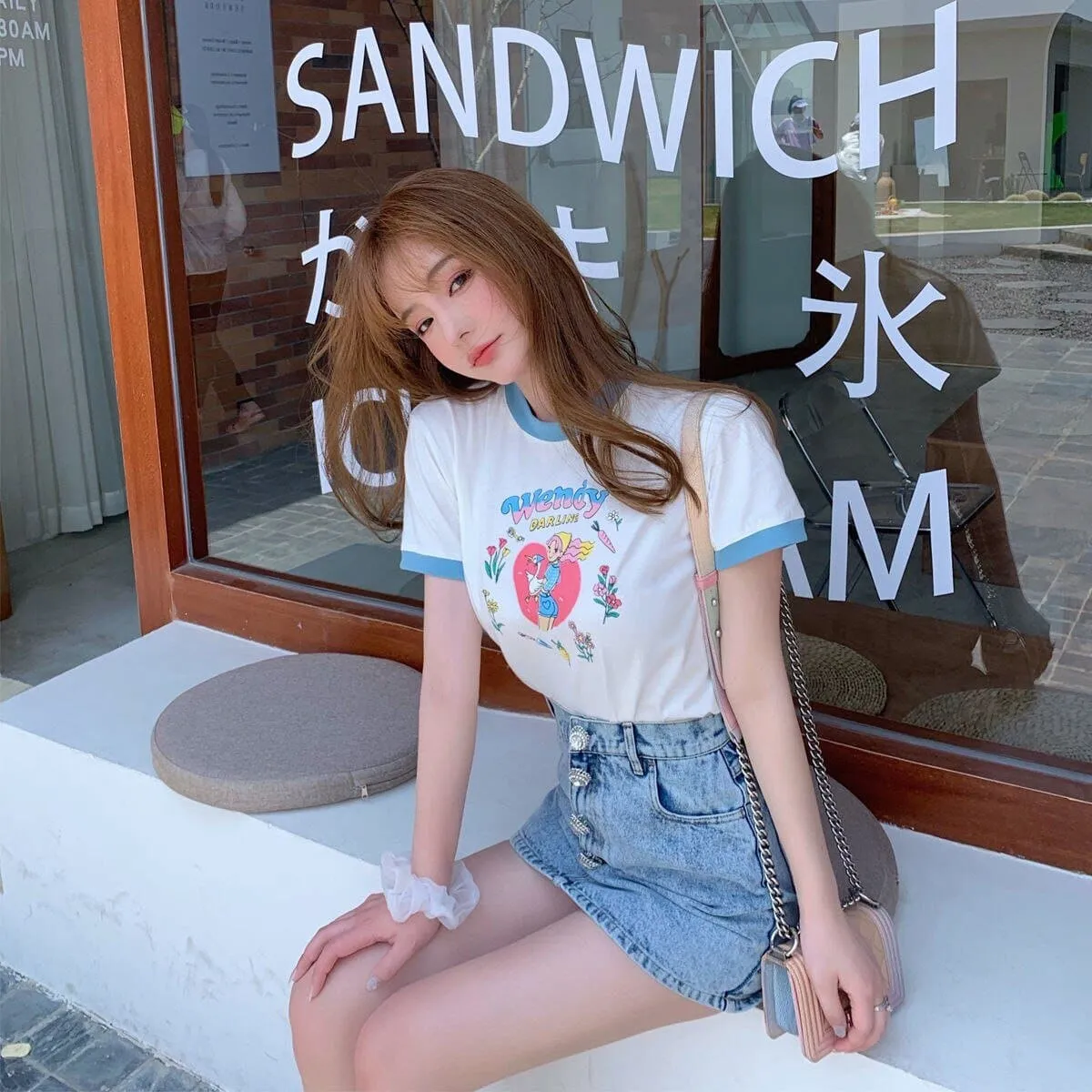 Wendy T-Shirt With Japanese Print