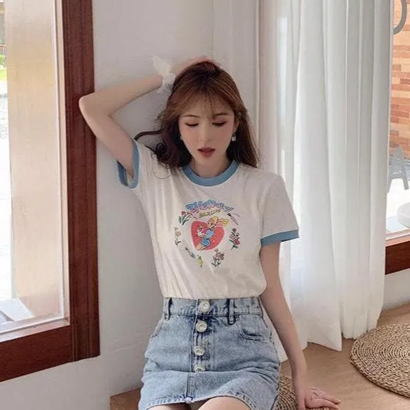 Wendy T-Shirt With Japanese Print