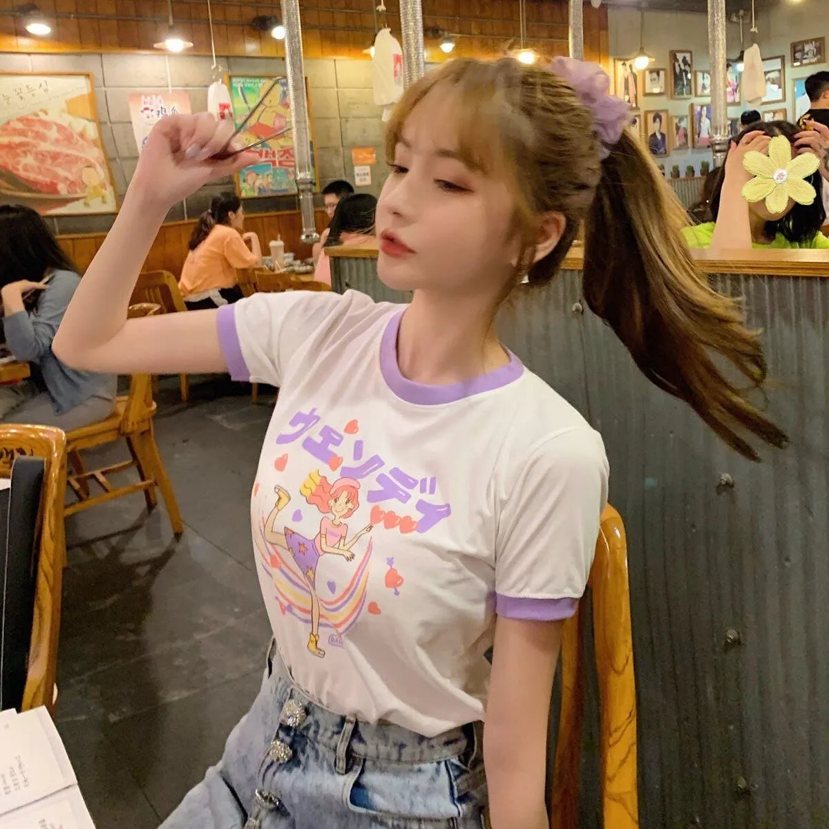 Wendy T-Shirt With Japanese Print