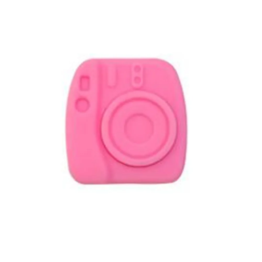 Wholesale 10pcs 3D Cartoon Multicolor Camera Silicone Beads