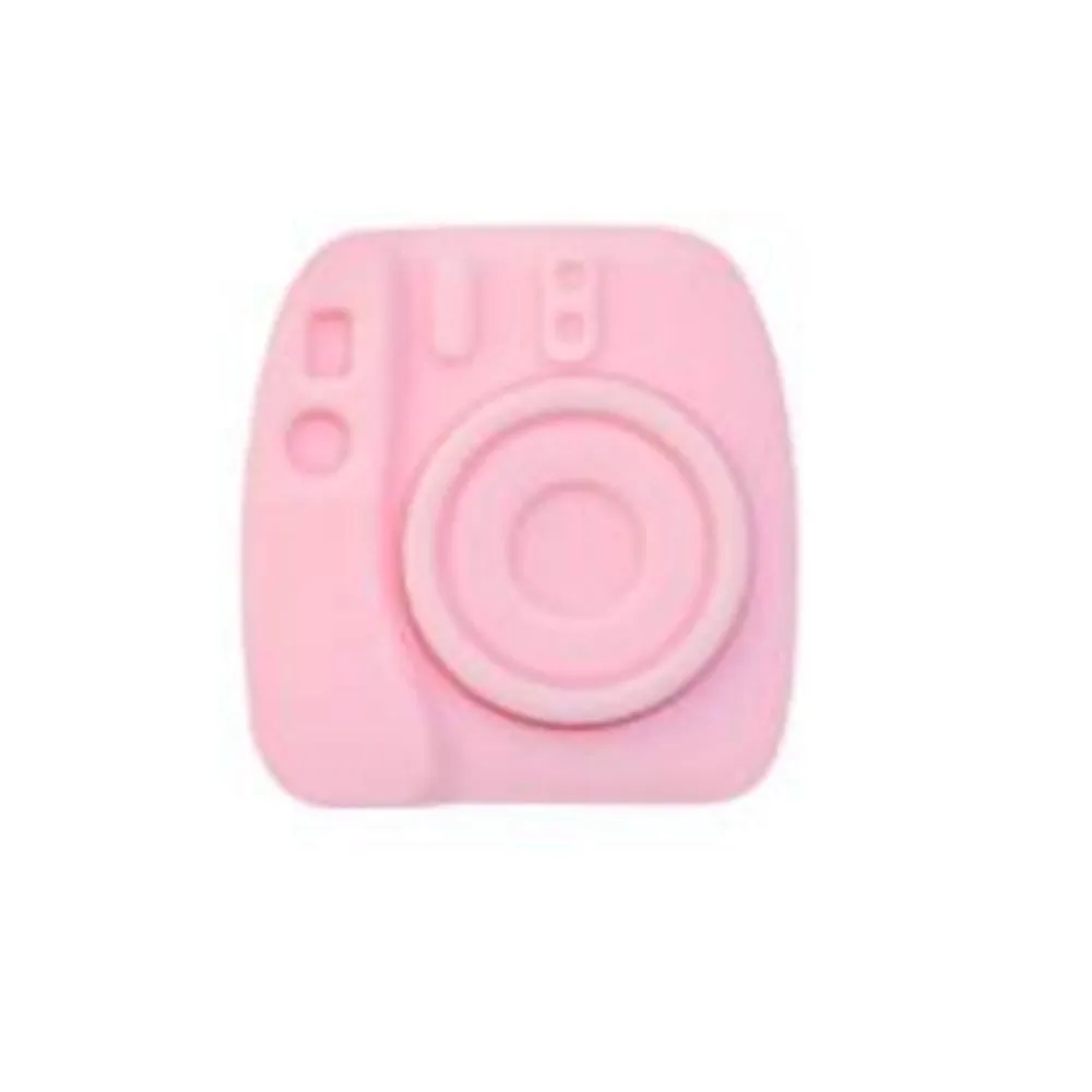 Wholesale 10pcs 3D Cartoon Multicolor Camera Silicone Beads