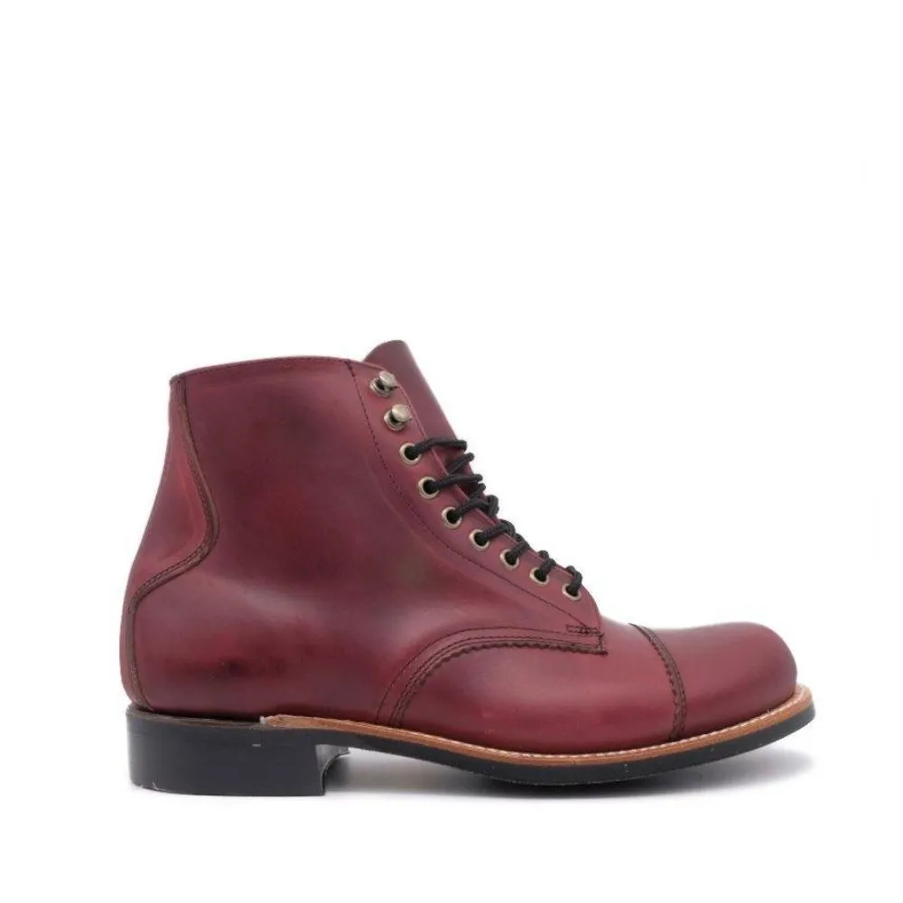 W.M Moorby Men Toe Cap Service Boot (2820) Cordovan